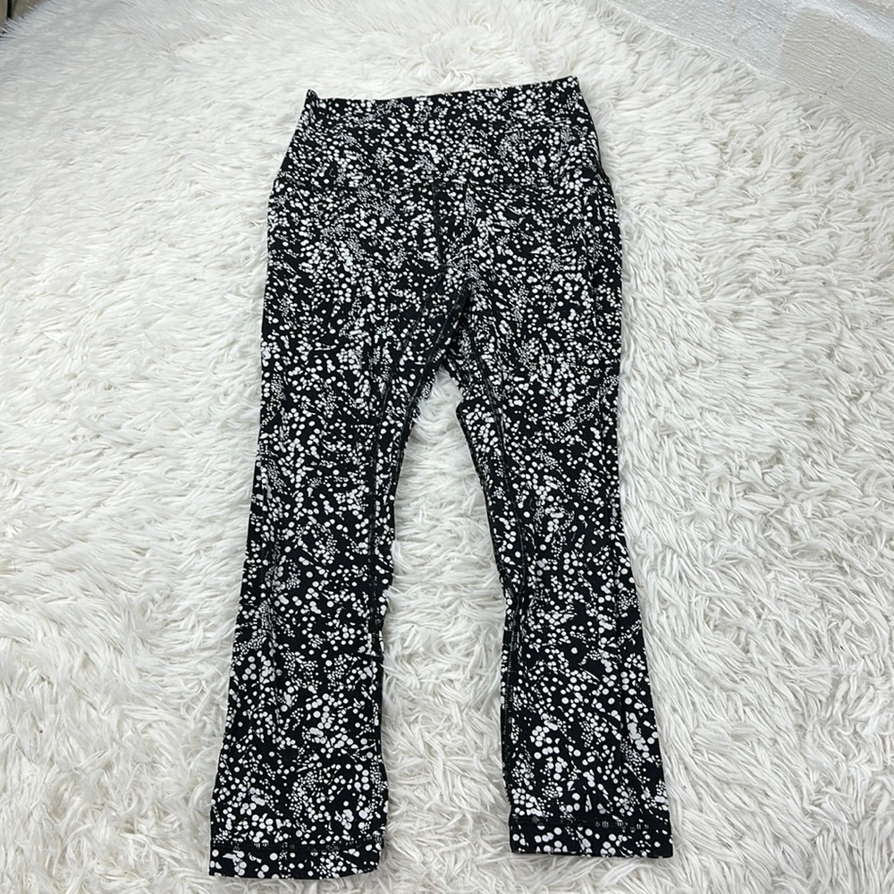 Lululemon Align Crop *21" Chirasu Black
